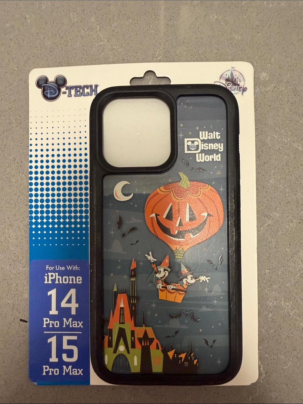 Disney Parks Exclusive Halloween Pumpkin iPhone 14/15 Pro Max Case